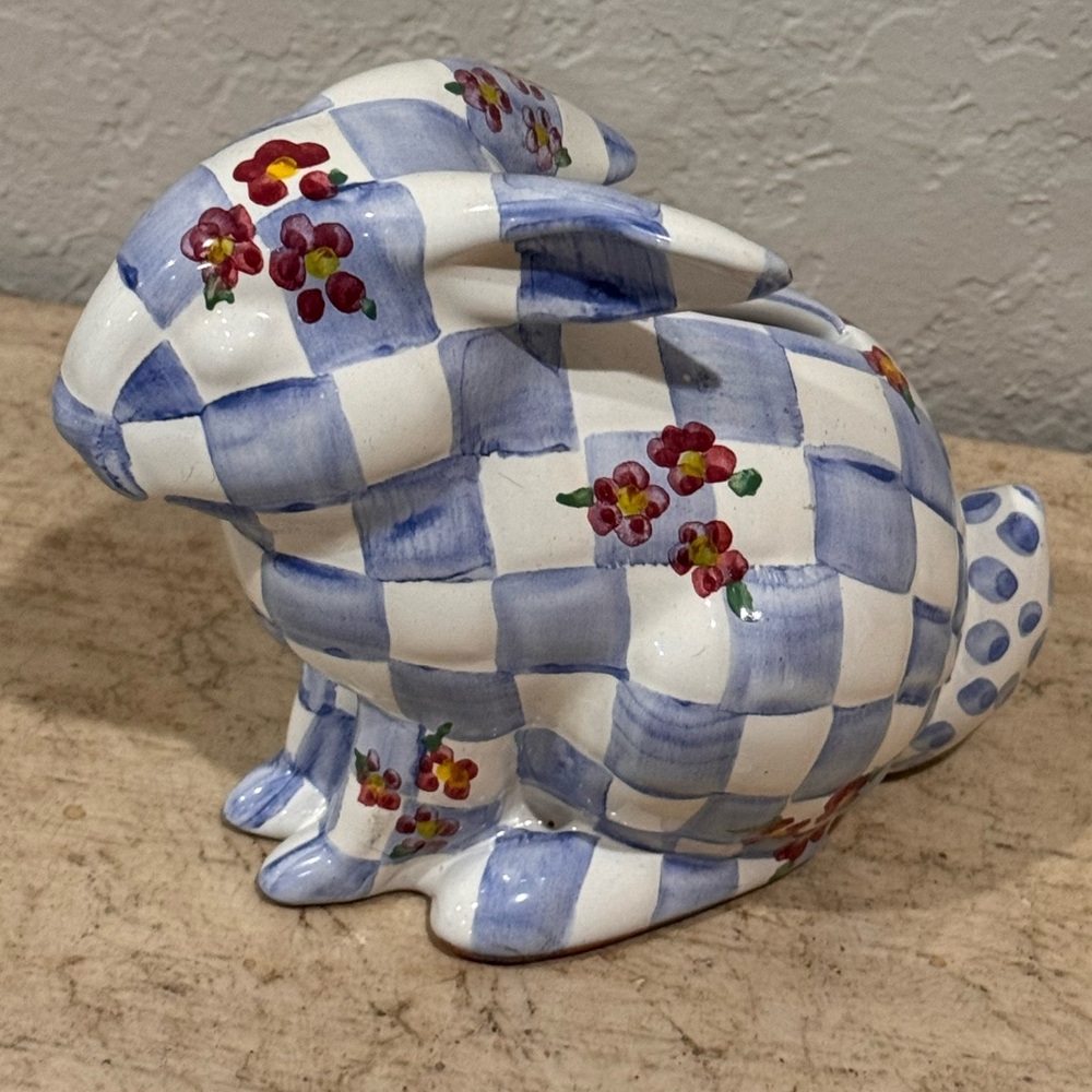 Mackenzie Childs Ceramic Rabbit - Picture 2 of 3